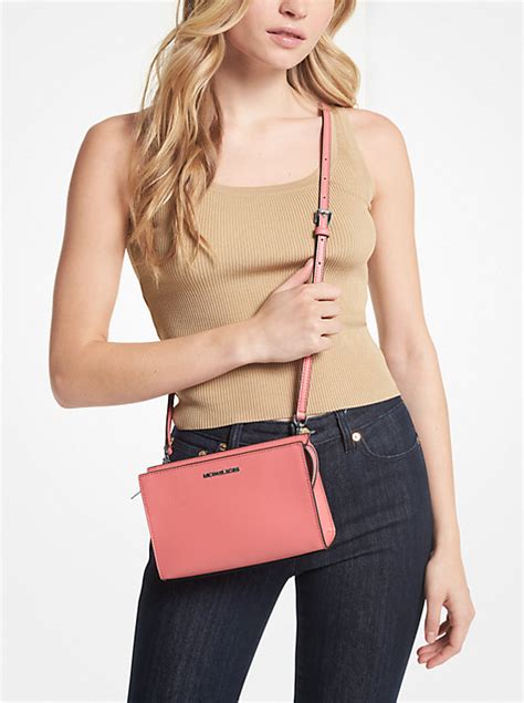 michael michael kors sheila small faux leather crossbody bag|Sheila Small Faux Saffiano Leather Crossbody Bag – Michael .